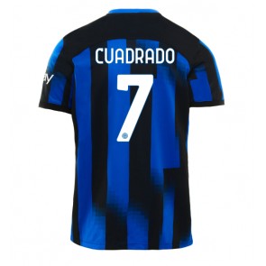 Inter Milan Juan Cuadrado #7 Replica Home Stadium Shirt 2023-24 Short Sleeve